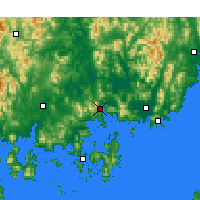 Nearby Forecast Locations - Masan - Carte