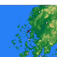 Nearby Forecast Locations - Muan - Carte