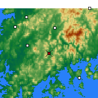 Nearby Forecast Locations - Suncheon - Carte