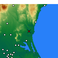 Nearby Forecast Locations - Mito - Carte