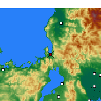 Nearby Forecast Locations - Tsuruga - Carte