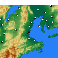 Nearby Forecast Locations - Tsu - Carte