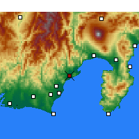 Nearby Forecast Locations - Shizuoka - Carte
