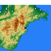 Nearby Forecast Locations - Owase - Carte