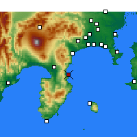 Nearby Forecast Locations - Ajiro - Carte