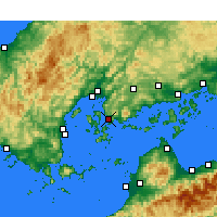 Nearby Forecast Locations - Kure - Carte