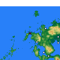Nearby Forecast Locations - Hirado - Carte