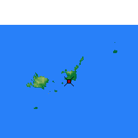 Nearby Forecast Locations - Ishigaki-jima - Carte
