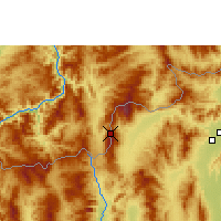 Nearby Forecast Locations - Doi Ang Khang - Carte