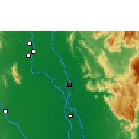 Nearby Forecast Locations - Phitsanulok - Carte