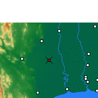 Nearby Forecast Locations - Nakhon Pathom - Carte