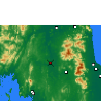 Nearby Forecast Locations - Phrasang - Carte