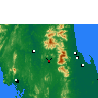 Nearby Forecast Locations - Chawang - Carte