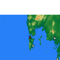 Nearby Forecast Locations - Phuket (Aéroport) - Carte