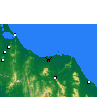 Nearby Forecast Locations - Pattani - Carte