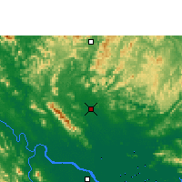 Nearby Forecast Locations - Thái Nguyên - Carte