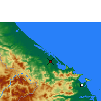 Nearby Forecast Locations - Hué - Carte