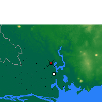 Nearby Forecast Locations - Hô Chi Minh-Ville - Carte