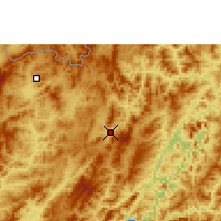 Nearby Forecast Locations - Oudomxay - Carte