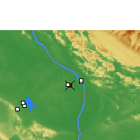 Nearby Forecast Locations - Thakhek - Carte