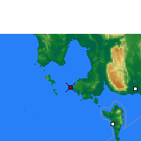 Nearby Forecast Locations - Sihanoukville - Carte