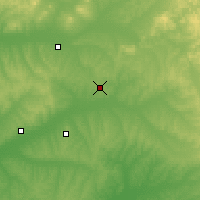 Nearby Forecast Locations - Bei'an - Carte