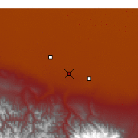 Nearby Forecast Locations - Hotan - Carte