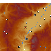 Nearby Forecast Locations - Xiaoyi - Carte