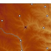 Nearby Forecast Locations - Yan'an - Carte