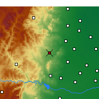 Nearby Forecast Locations - Wu'an - Carte