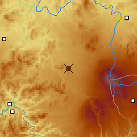 Nearby Forecast Locations - Donggang - Carte