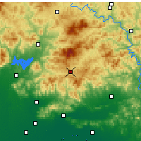 Nearby Forecast Locations - Xinglong - Carte