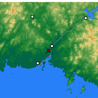 Nearby Forecast Locations - Dandong - Carte