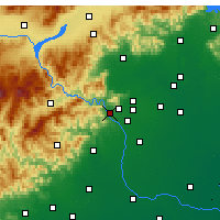 Nearby Forecast Locations - Mentougou - Carte