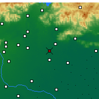 Nearby Forecast Locations - Dachang - Carte