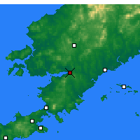 Nearby Forecast Locations - Xinjin/LNN - Carte