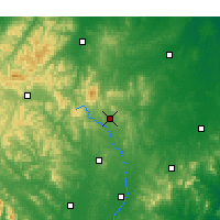 Nearby Forecast Locations - Mazhan - Carte