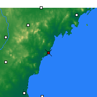 Nearby Forecast Locations - Rizhao - Carte