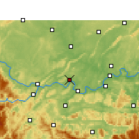 Nearby Forecast Locations - Nanxi/SCH - Carte