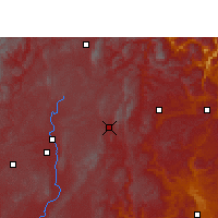 Nearby Forecast Locations - Fuyuan - Carte