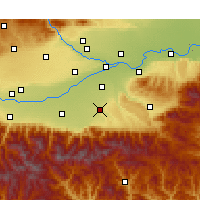 Nearby Forecast Locations - Chang'an - Carte