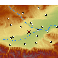 Nearby Forecast Locations - Xianyang - Carte