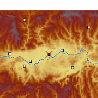 Nearby Forecast Locations - Chenggu - Carte