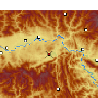 Nearby Forecast Locations - XI Xiang - Carte