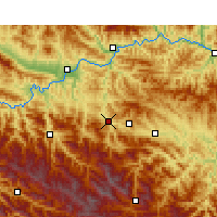 Nearby Forecast Locations - Pingli - Carte