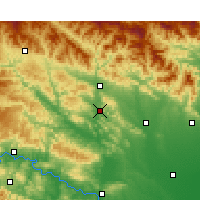 Nearby Forecast Locations - Xichuan - Carte