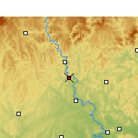 Nearby Forecast Locations - Langzhong - Carte
