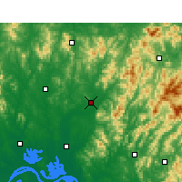 Nearby Forecast Locations - Macheng - Carte