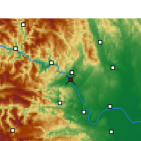 Nearby Forecast Locations - Yichang - Carte