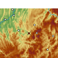 Nearby Forecast Locations - Wansheng - Carte